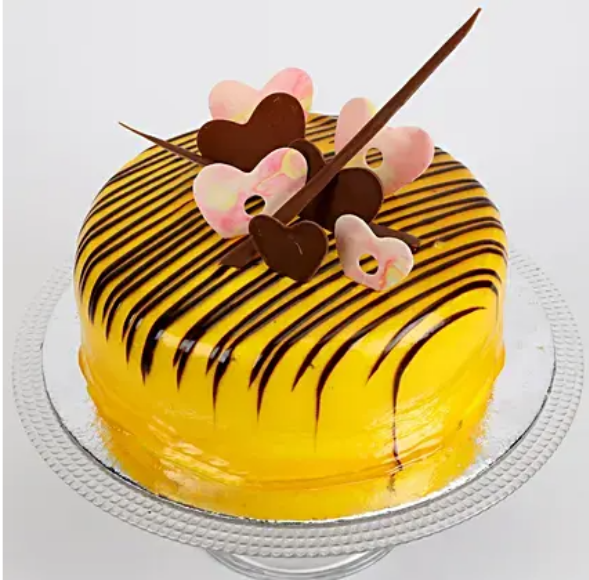 Amazing Flavour Of Butterscotch Cake Wedding cakes Delivery in Ahmedabad   SendGifts Ahmedabad