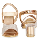 Glass heel- 6 Pair Set - Rose Gold