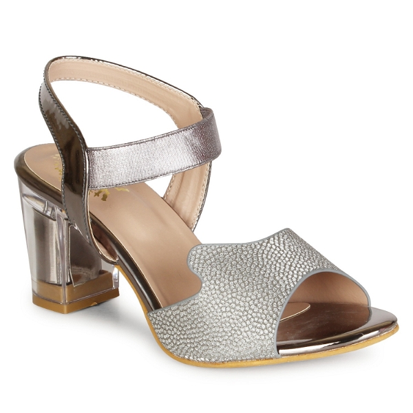 Glass heel- 6 Pair Set - Grey