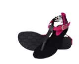 Flat Sandals -6 Pair Set - Pink
