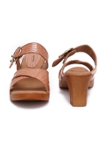 Peach 2 inch heel Slippers for women - 6 pair set - Peach