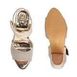 Golden Heel Kids sandals- 8 Pair set - Golden