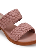 Peach Casual heel slipper 6 pair set - Peach