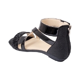 Black Kids Gladiator sandal for girls 8 Pair set - Black