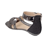 Grey Kids Gladiator sandal for girls 8 Pair set - Grey