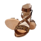 Copper Kids Gladiator sandal for girls 8 Pair set - Copper