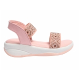 Pink Kids sandal with siroski  8 Pair set - Sea Pink