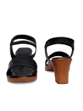 Black pillow  bottom sandal - 6 Pair set - Black