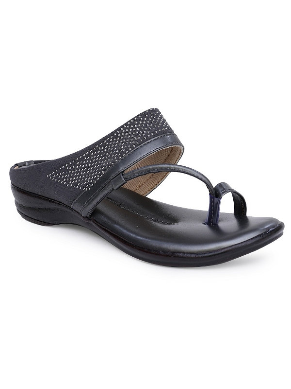 Grey Comfort Siroski slipper 6 pair set - Grey