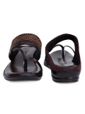 Brown Comfort Siroski slipper 6 pair set - Brown Brown