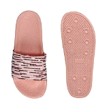 Women Flat Flip flop Pink- 6 Pair set - Peach