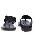 Black V Shape comfort Slipper 6 Pair set - Black