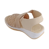 Cream Kids sandal with siroski  8 Pair set - Cream