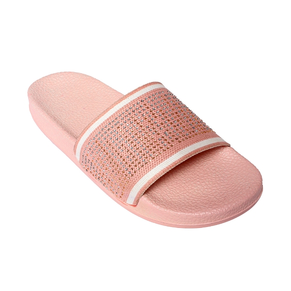 Women Flat Flip flop Pink- 6 Pair set - Sea Pink