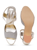 Golden partywear Bridal heels 6 pair set - Gold