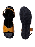 Yellow Platform Heel sandal 6 Pair set - Mustard