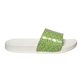Women Flat Flip flop Green- 6 Pair set - Sea green