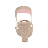 Pink Fancy Platform wedges gola sandal - 6 Pair set - Pink