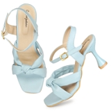 Women Classy Sky Heel sandals- 6 Pair set. - Sky blue