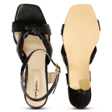 Heel sandal-6 pair Set(₹351/pair) - Black