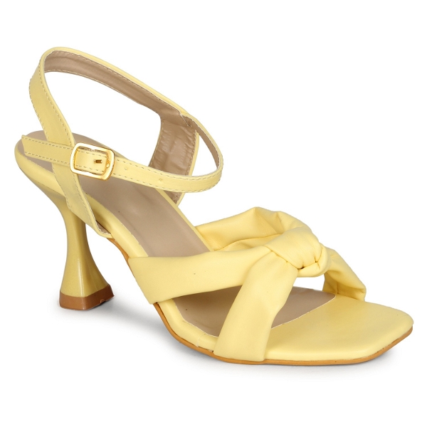 Women Classy Lemon Heel sandals- 6 Pair set. - Lemon