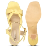 Heel sandal-6 pair Set(₹351/pair) - Yellow