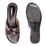 Comfort Slipper -6 Pair Set - Brown