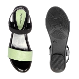 Flat Sandal 6 Pair Set - Sea green