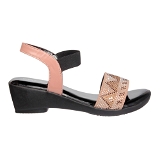 Flat sandal 6 pair set (₹234/ Pair) - Peach