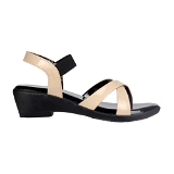 Flat sandal 6 pair set - Cream