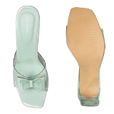 Heel slipper -6pair set  - Sea green