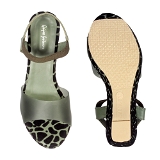 Heel Sandal 6 Pair Set(₹ 285/ Pair - OLIVE