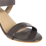 Heel Sandal 6 Pair Set - Dove Gray
