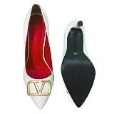 White heel - 6 Pair set - White