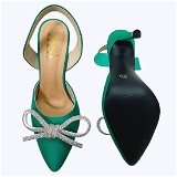 5inch heel- 6 pair set  - Green