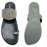Stepee Green arba slipper 6 pair set - Black Grey