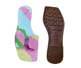 Women flat trendy slipper - 6 pairs set - Pink