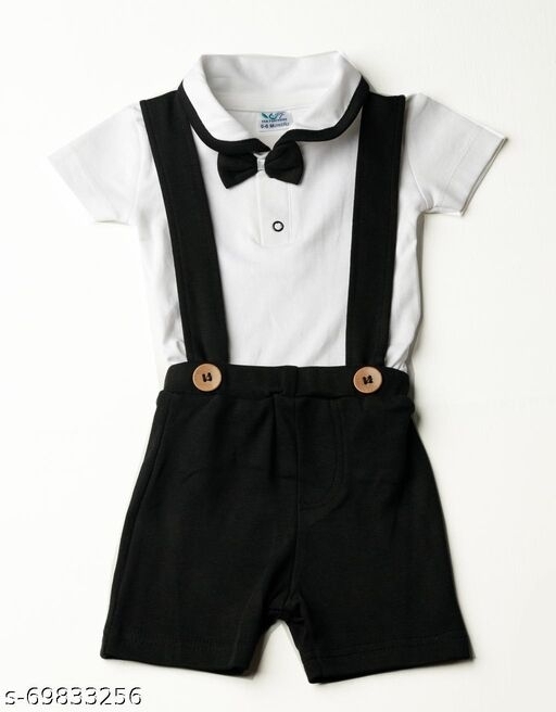 GKa-69833256 Boys Clothing Sets  Pack Of 1 - Black, 9-12 Months