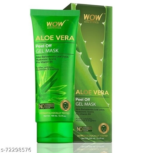GBPb- 72298576 WOW Skin Science Aloe Vera Peel Off Gel - Gel Mask, Alove Vera