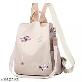 GAb -197550168 New Flower Embroidered Artistic National Style Oxford Women's Bag Generation Backpack - Linen, Free Size