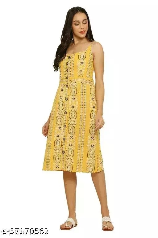 GTCa-37170562 Classy Glamorous Women Dresses - Ripe Lemon, L