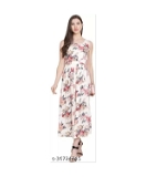 GTCa-36724745 Cream Floral Sleeveless Dress - Wewak, M