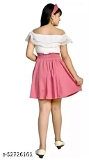 GKb- 52726101 Trendy White Pink Frocks & Dresses  - Froly, 9-10 Years