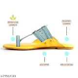 GFb-77997841 KASSIA Premium Kolhapuri Sandal For Girls Flats - P-A, IND-3
