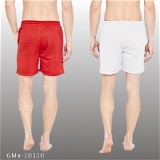 GMa-10110 Trendy Men Shorts [Pack of 2] - Red, 36