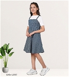 GKb-12227 Printed Cotton Frock For Girls  - 12-13 Years