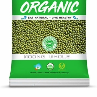 Organic Moong Whole 500 Grams
