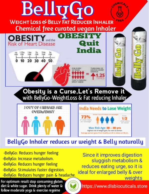DLS BellyGo: Weight Loss and Belly Fat Reducer Inhaler