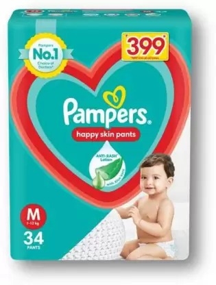Pampers All round Protection Pants Medium size baby diapers MD