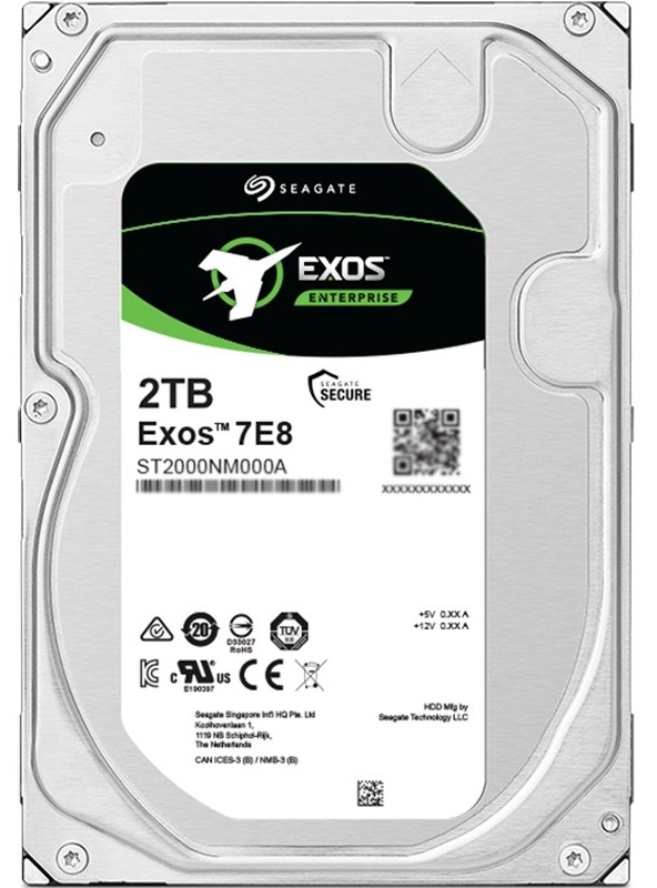 Seagate 2TB Exos Enterprise 3.5'' HDD-(ST2000NM000A)